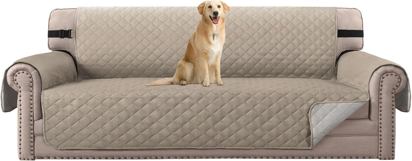H.VERSAILTEX Water Resistant Couch Cover for 3 Cushion Sofa