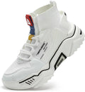 SANNAX Fashion Shoes for Men: High Top Casual Sneakers