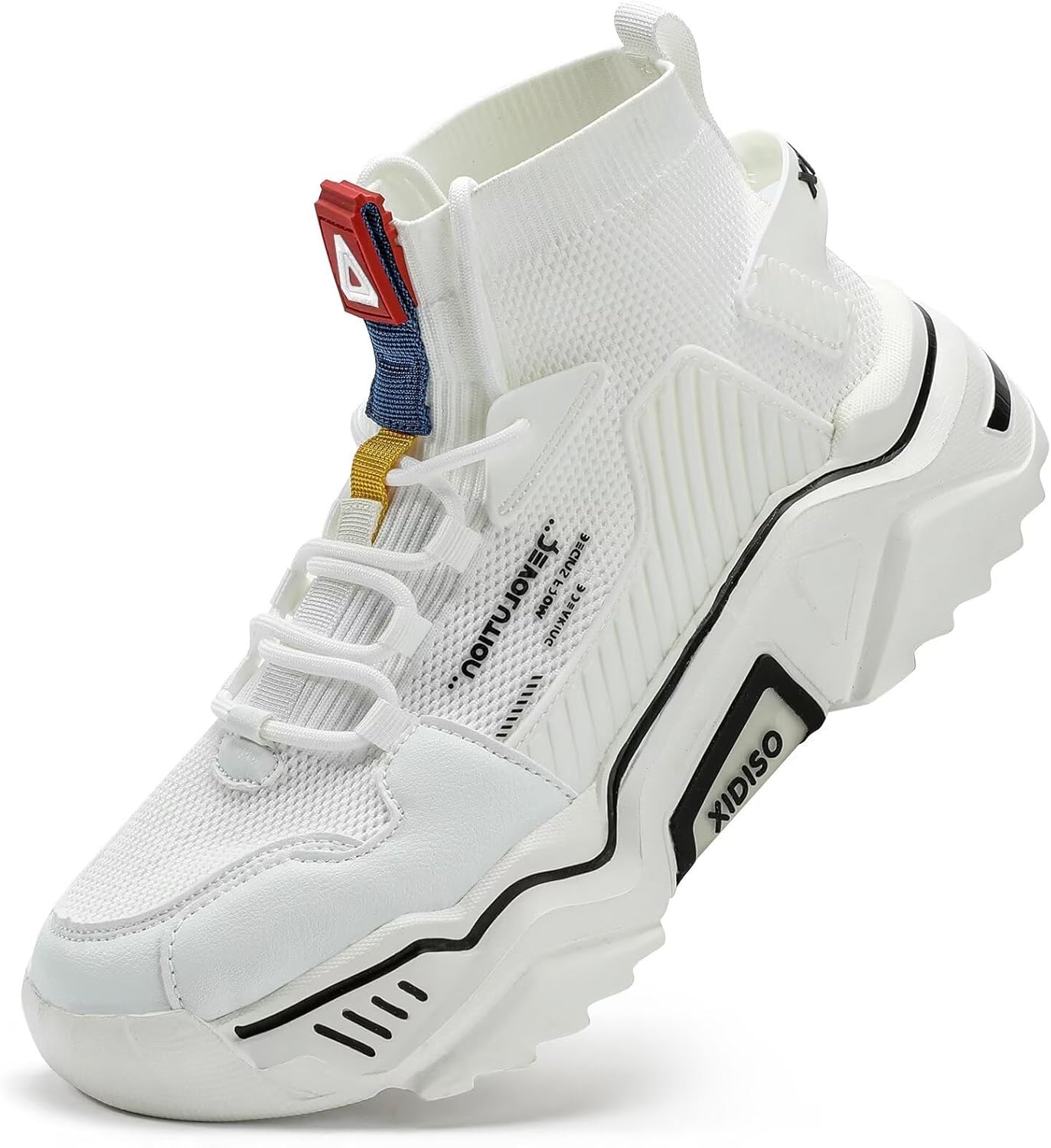 SANNAX Fashion Shoes for Men: High Top Casual Sneakers