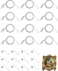 Picture Hanging Kit Picture Rail Hooks with Invisible Loop Cord