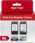 245XL 246XL Ink Cartridge Combo Pack for Canon - High Capacity