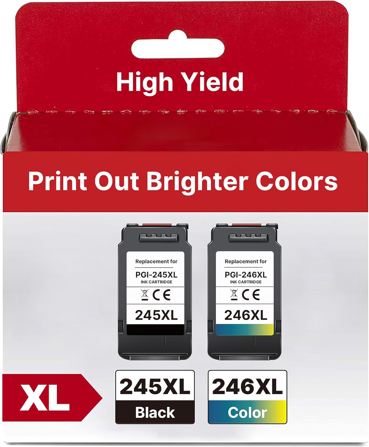 245XL Ink Cartridge Replacement for Canon Printers - High Capacity