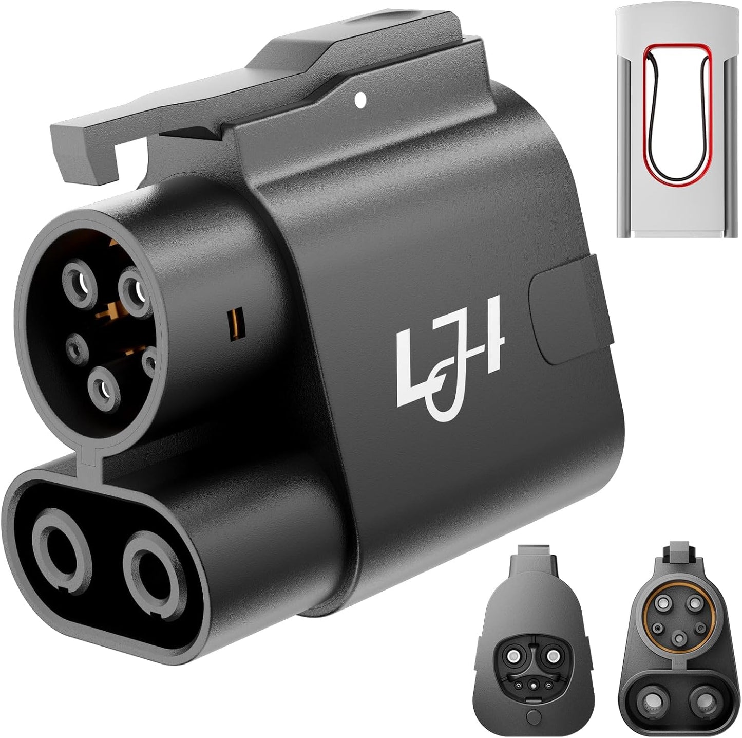 LJH NACS to CCS1 Adapter for Fast Charging Tesla Superchargers