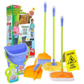 Kidzlane Kids Cleaning Toy Set - Realistic Broom and Mop for Pretend