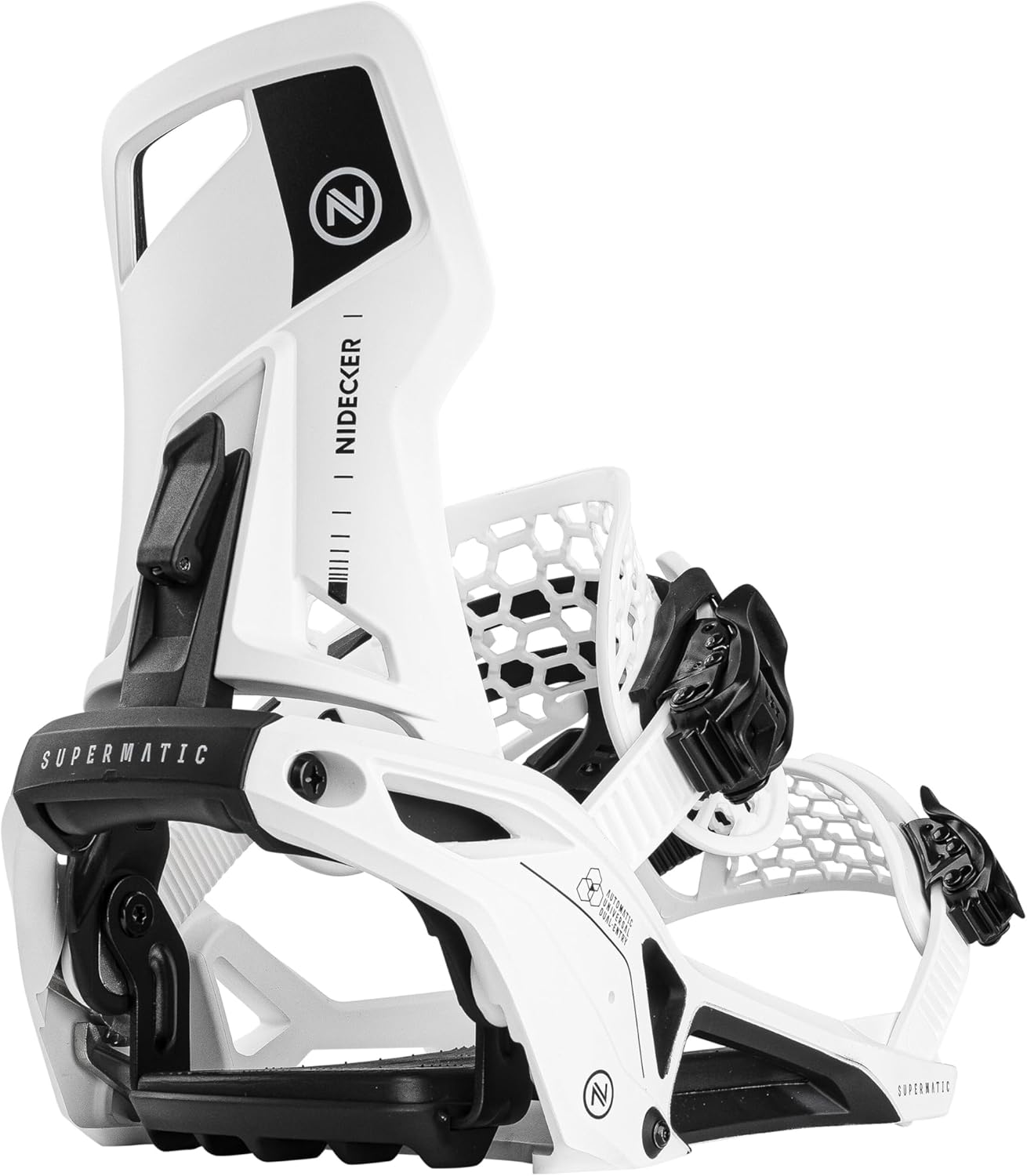 Nidecker Supermatic Snowboard with Automatic Dual-Entry Bindings