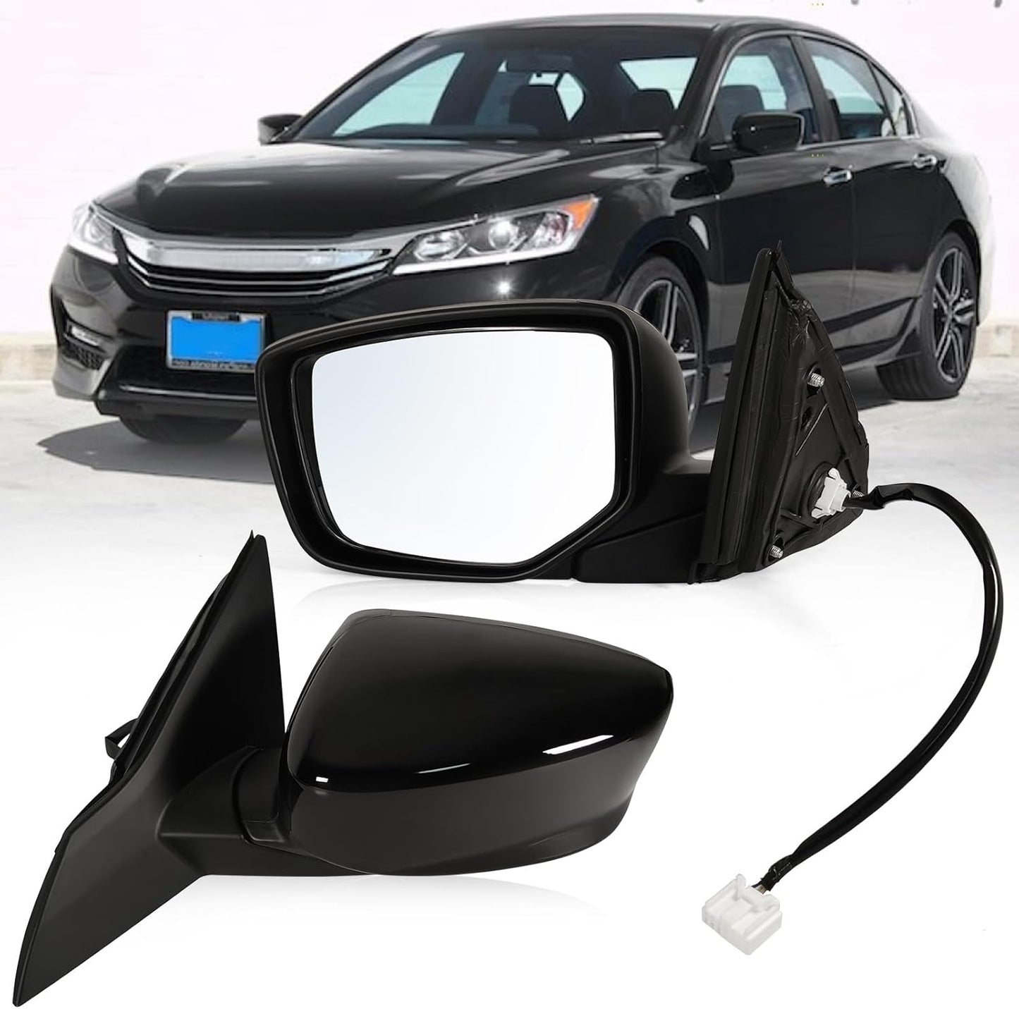 Left Driver Side Mirror for 2013-2017 Honda Accord Sedan/Coupe