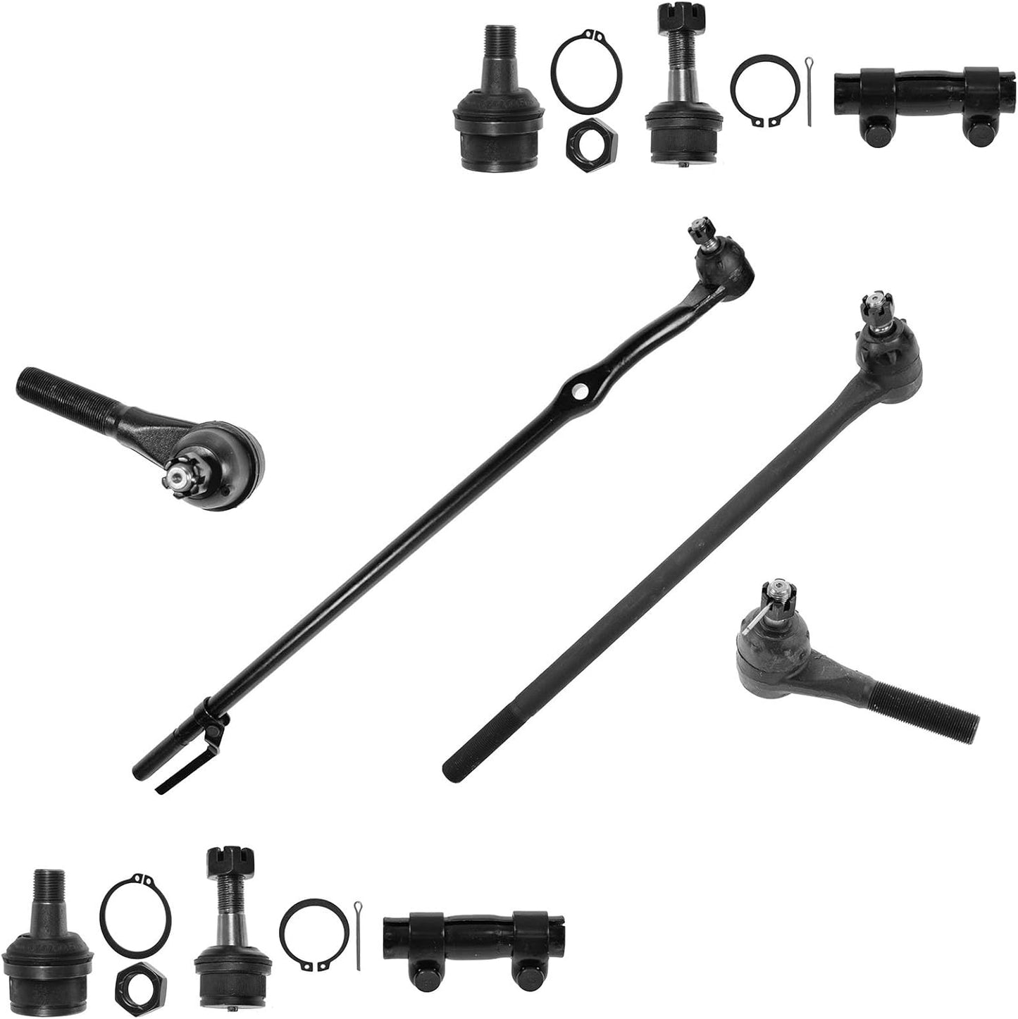 TRQ Front Steering & Suspension Kit for 1980-1996 Ford Bronco