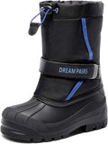 Boys & Girls Mid Calf Water-Resistant Winter Snow Boots - Warm TPR