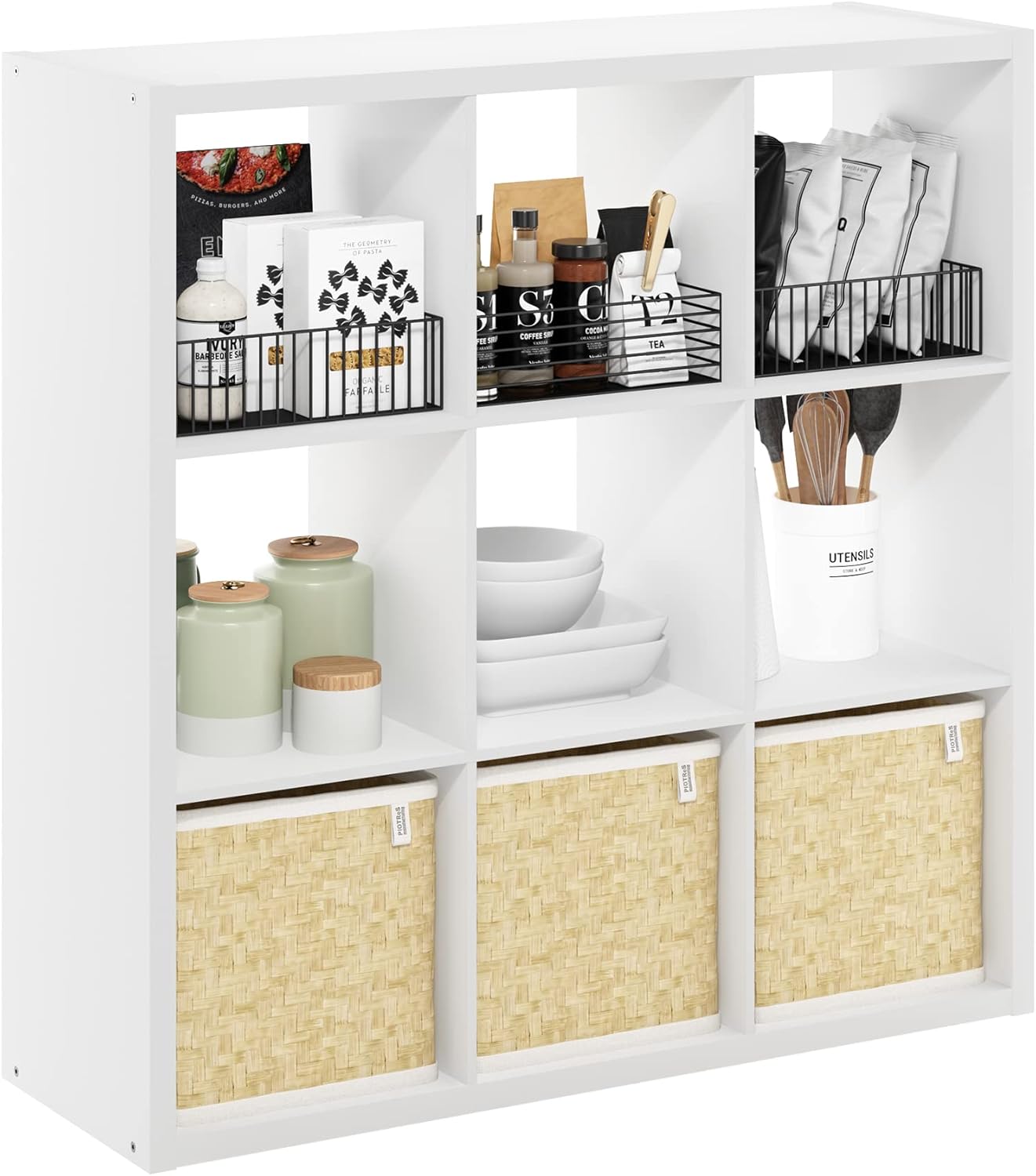 Furinno Cubicle Open Back Decorative Cube Storage Organizer Review
