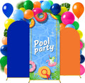 Pool Party Arch Backdrop Cover Set 4ft 5ft 6ft - Hawaiian Theme Decor