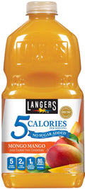 Langers 5 Calorie Mongo Mango, 64 Fl Oz Pack of 8 - Low Cal Vitamin C