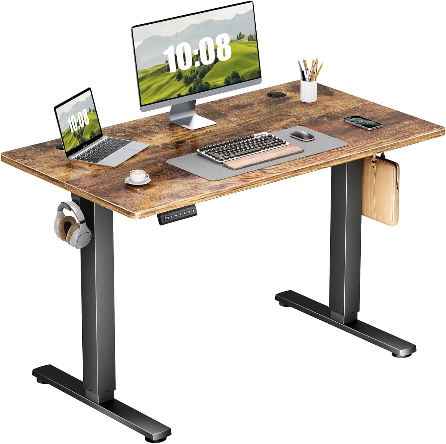 Sweetcrispy Electric Standing Desk - Adjustable Height for Comfort