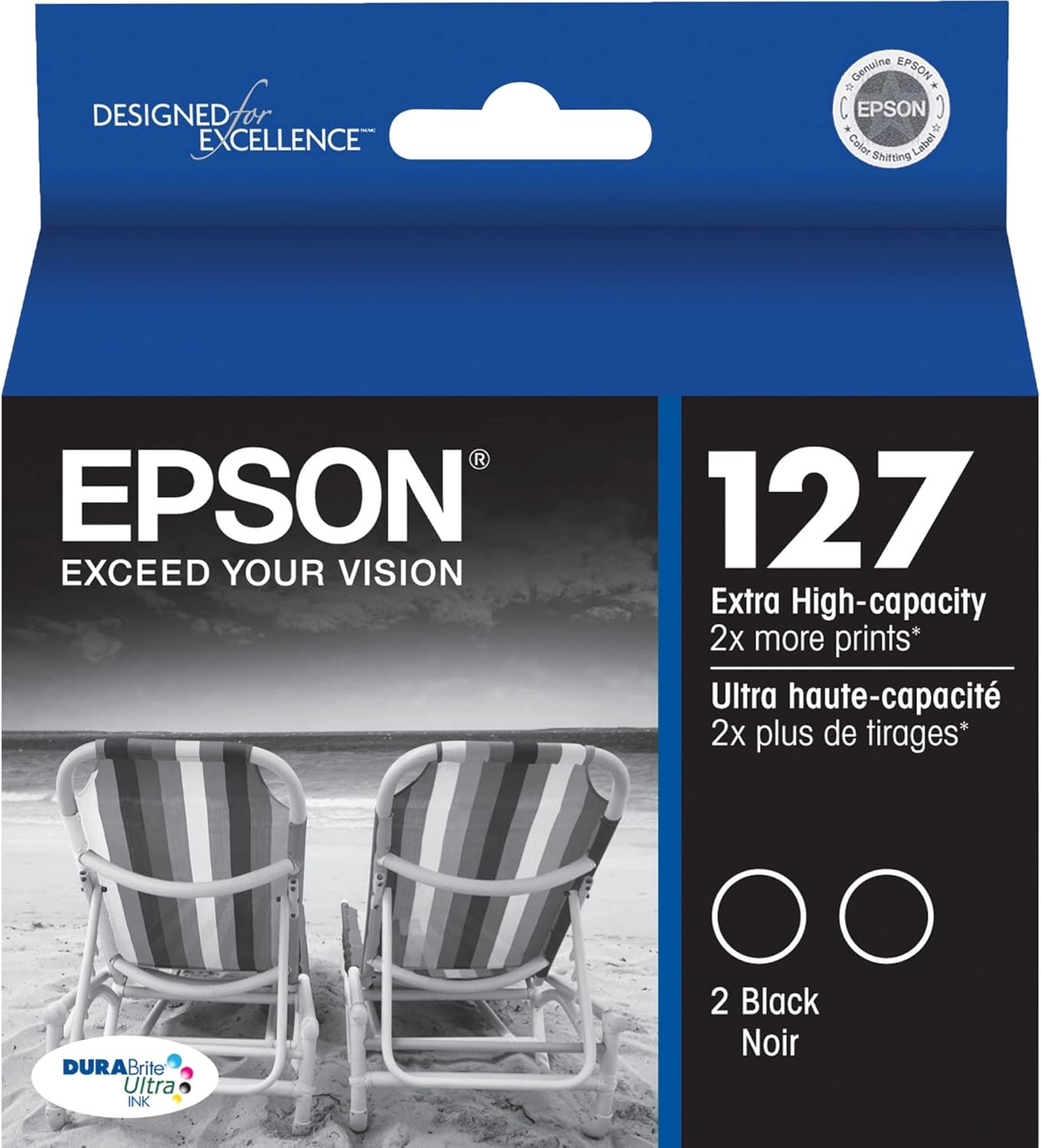 Epson 127 DURABrite Ultra Black Ink: Sharp, Durable Prints!