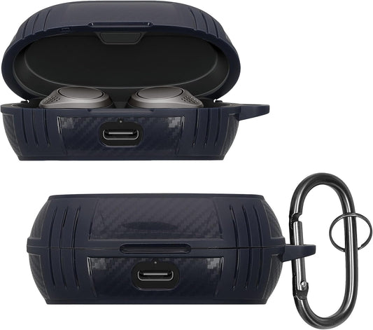 Protective Dark Blue Case for Jabra Elite 7 - Anti-Scratch Design