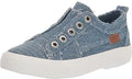 Blowfish Play Core Fashion Sneaker - Laceless Denim Comfort