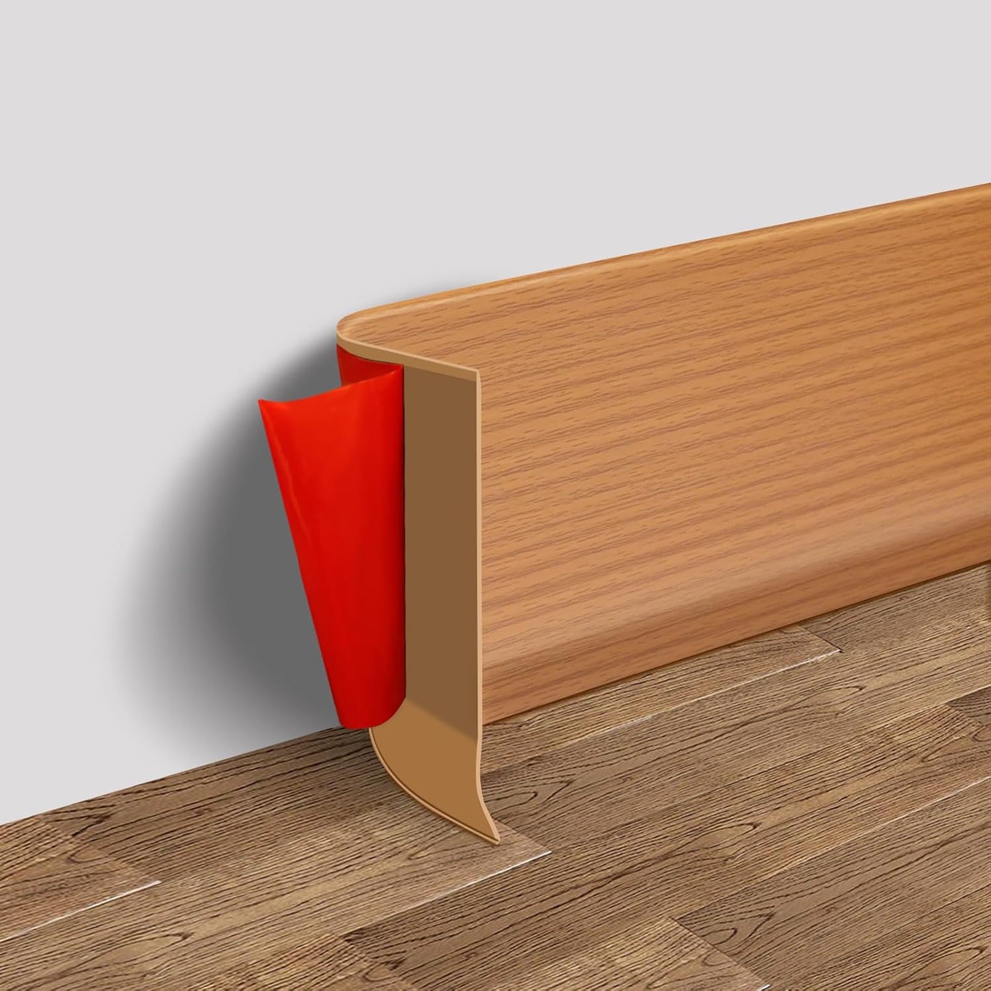 Vinyl Wall Base Molding Trim 6 Inch Flexible Self Adhesive