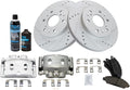 Front Brake Pad & Rotor Kit with Calipers for 2005-07 Chevy Silverado