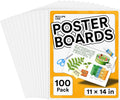 White Poster Paper 11x14 100 Pack Poster Board Bulk School Supplies
