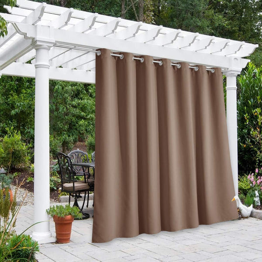 NICETOWN Outdoor Curtain Panel for Patio Waterproof and Insulated