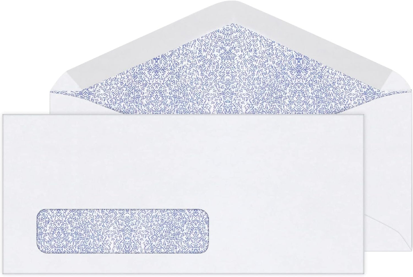 Office Depot 500 Security White Envelopes, #10 Size