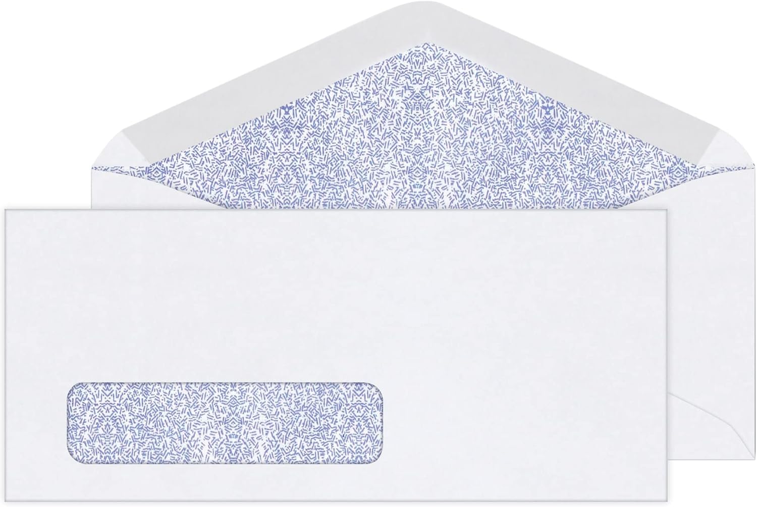 Office Depot 500 Security White Envelopes, #10 Size