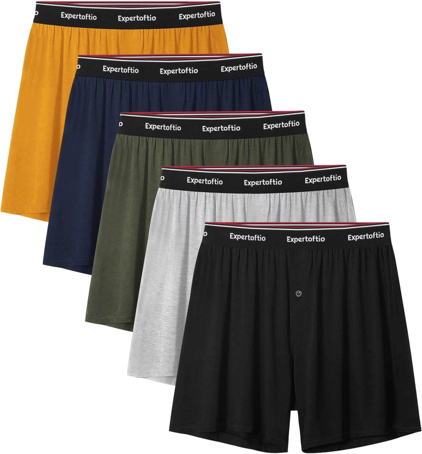 Bamboo Viscose Boxers for Men - Breathable Loose Fit Underwear