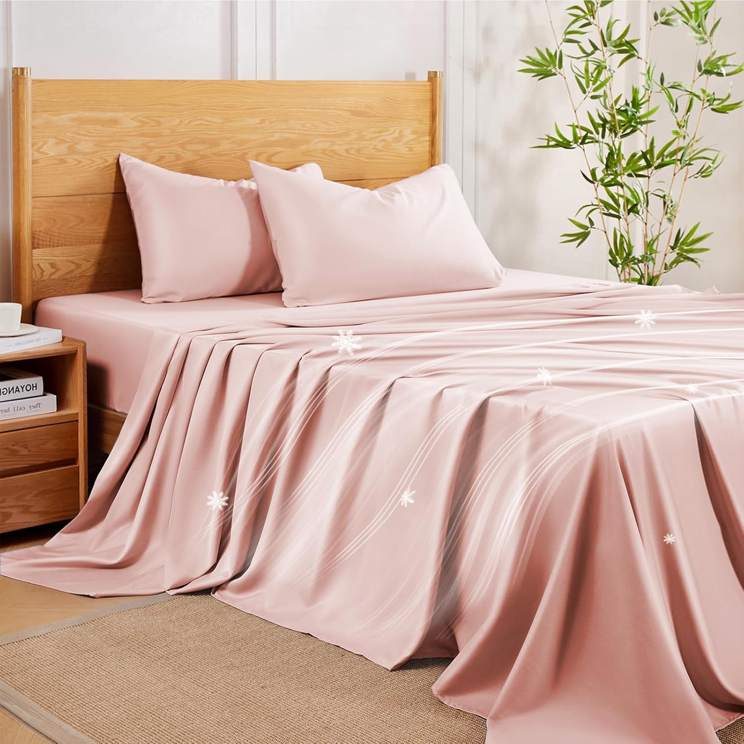 MR&HM King Size Sheets Set for Hot Sleepers - Soft & Silky