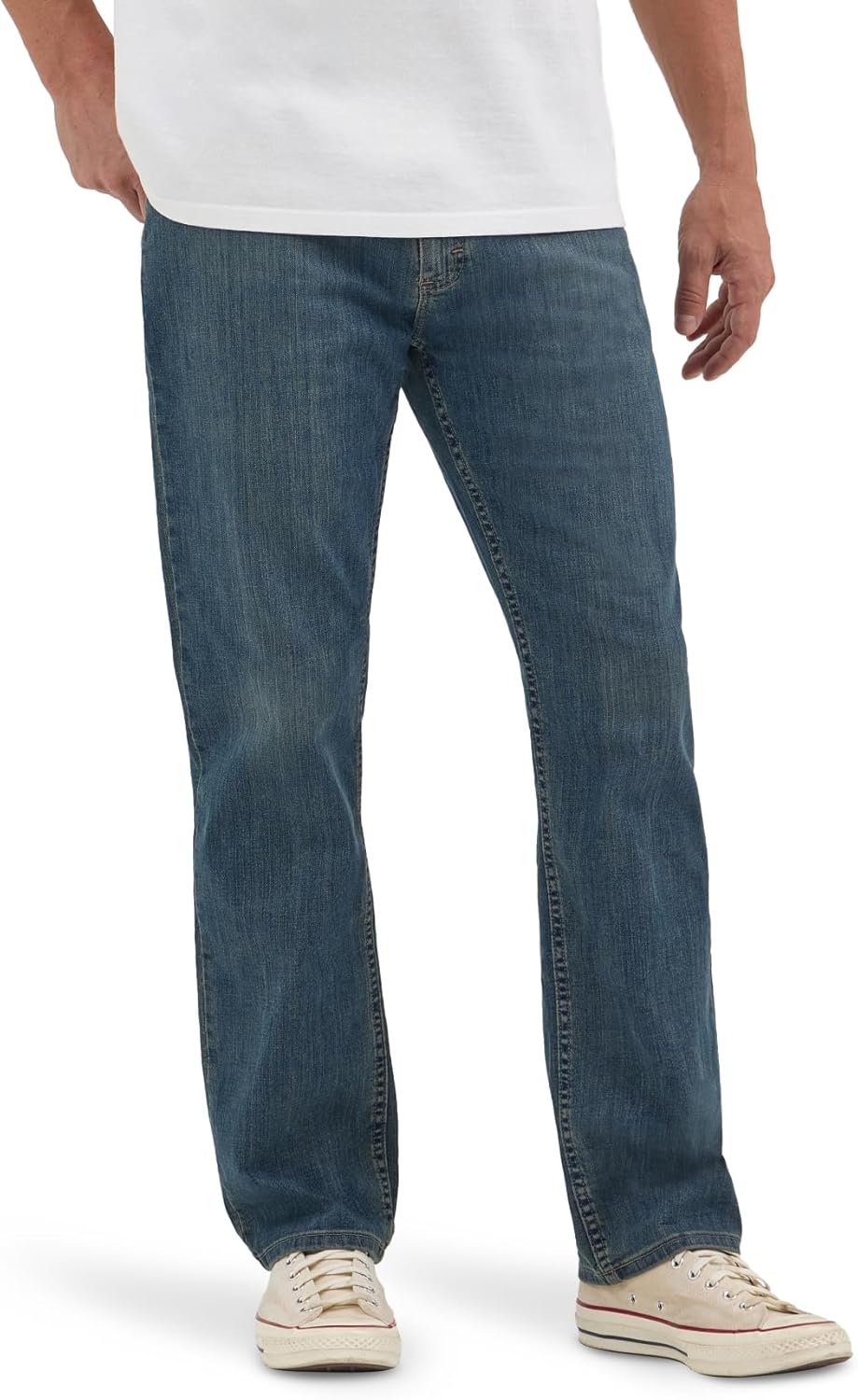 Lee Mens Legendary Relaxed Straight Jean for Ultimate Comfort