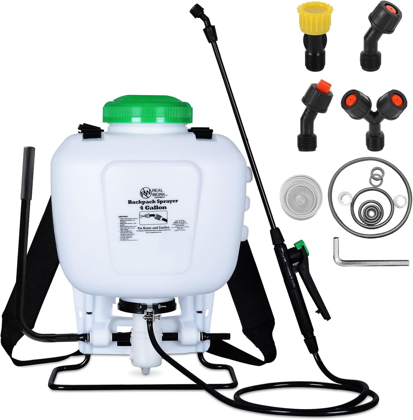 REALWORK 4-Gallon Backpack Sprayer for Pests and Weeds Control