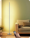 EDISHINE LED Floor Lamp with Remote - Slim Dimmable Corner Light