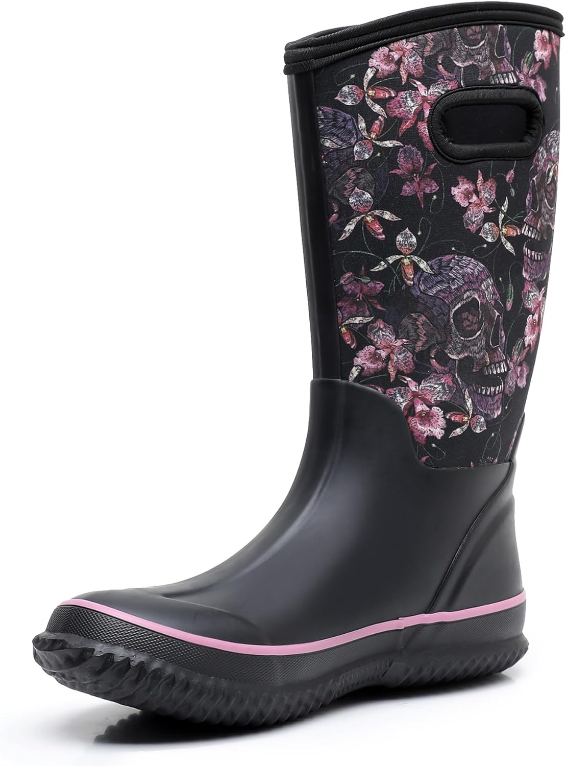 WTW Mid Calf Rain Boots for Women - Waterproof Insulated Comfort