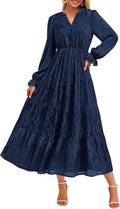 KIRUNDO Maxi Fall Dresses for Women Perfect for Wedding Guests 2025