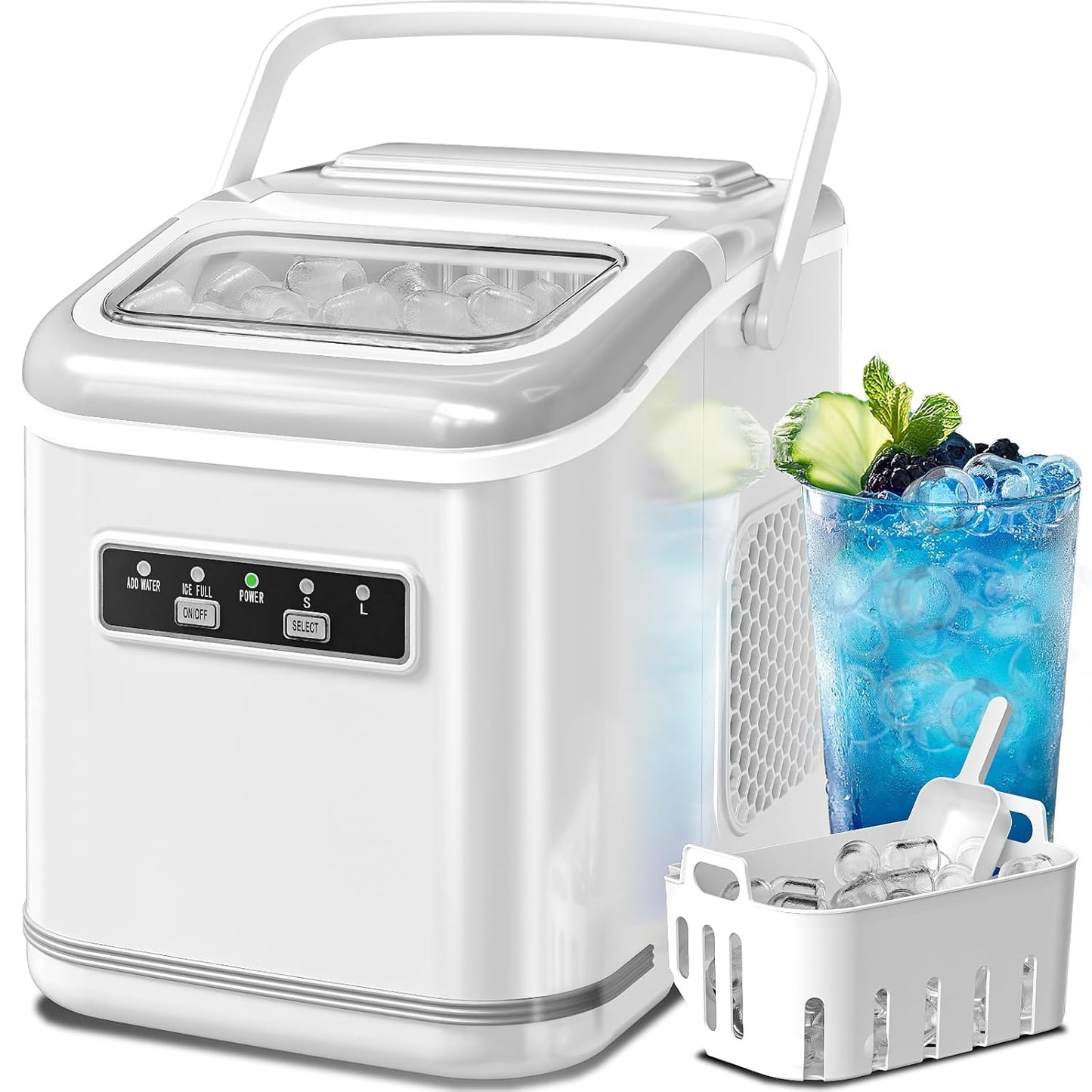 Effortless Ice Anywhere: Electactic Portable Ice Maker