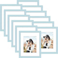 Picrit 9x12 Picture Frame Set of 12 - Display 6x8 with Mat or 9x12