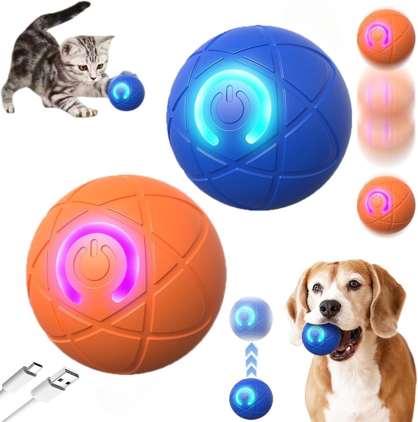 Interactive Shaky Dog Ball Toy Set for Happy Dogs
