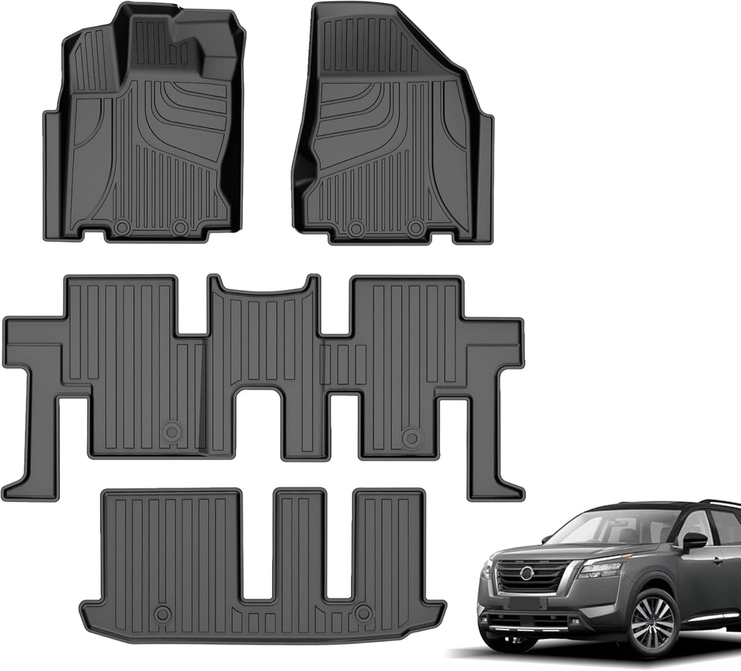Custom Floor Mats for 2013-2020 Nissan Pathfinder & Infiniti QX60