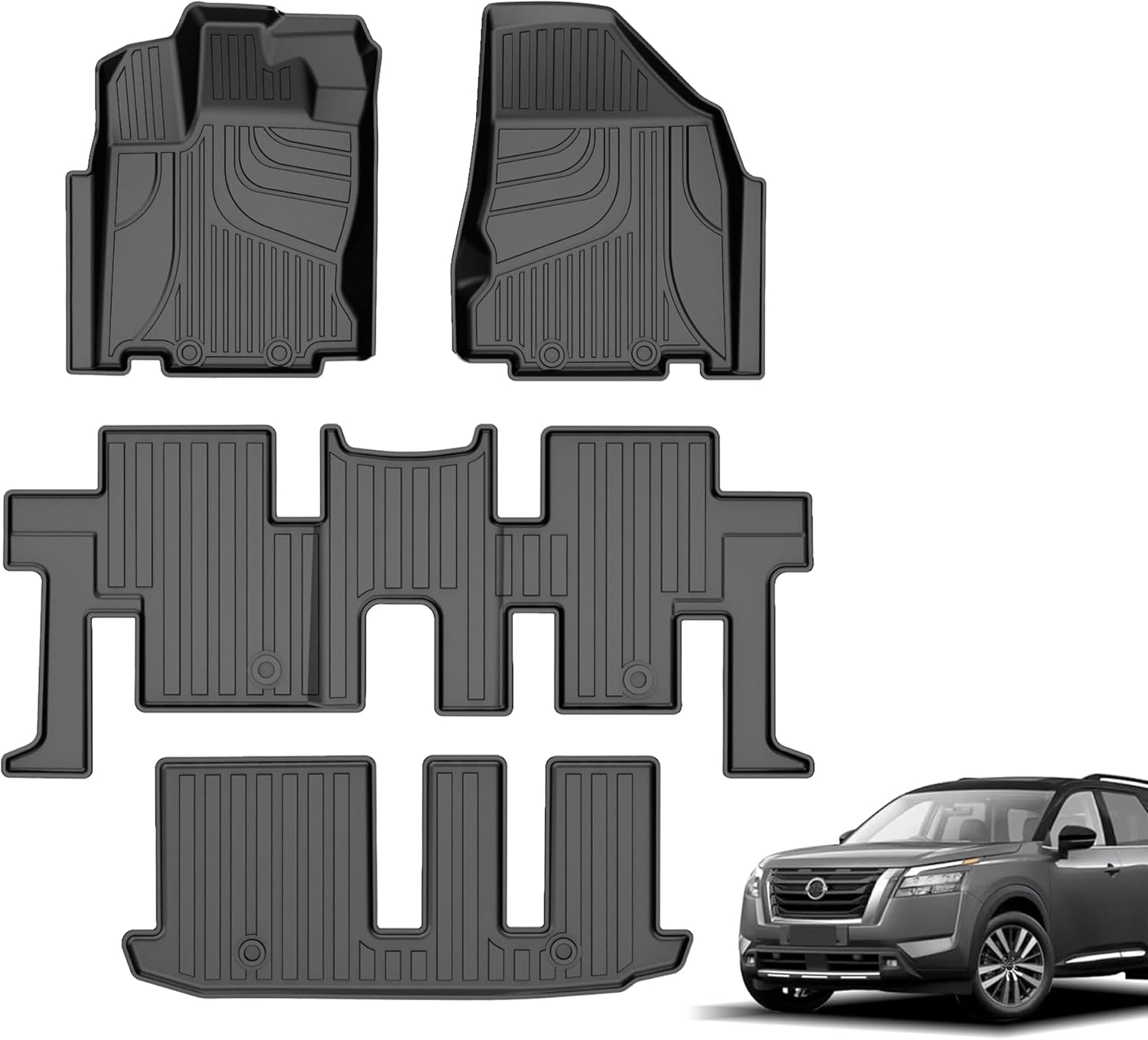 Custom Floor Mats for 2013-2020 Nissan Pathfinder & Infiniti QX60
