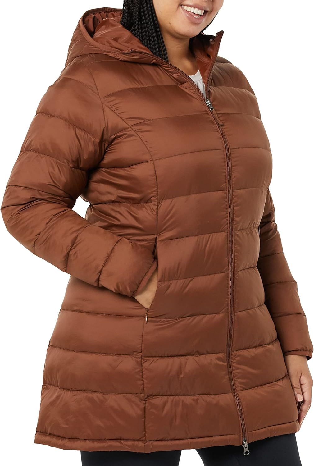 Lightweight Water-Resistant Packable Hooded Puffer Coat Review