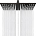 Midanya Rain Shower Head 16 in Square - High Pressure Rainfall Shower