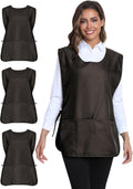 Argstar Unisex Waterdrop Cobbler Apron with 3 Pockets (Style 6WC1)