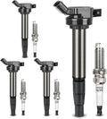 UF596 Ignition Coil & 93501 Double Iridium Spark Plug Kit - Reliable