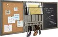 3 Panel Wall Mounted Entryway Bulletin Board Combo Set - Organized