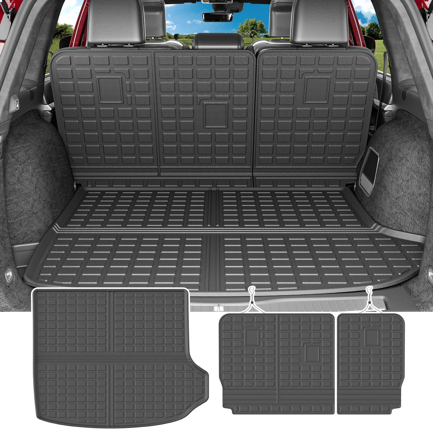 powoq 5 Seats Cargo Mat for 2022-2025 Jeep Grand Cherokee
