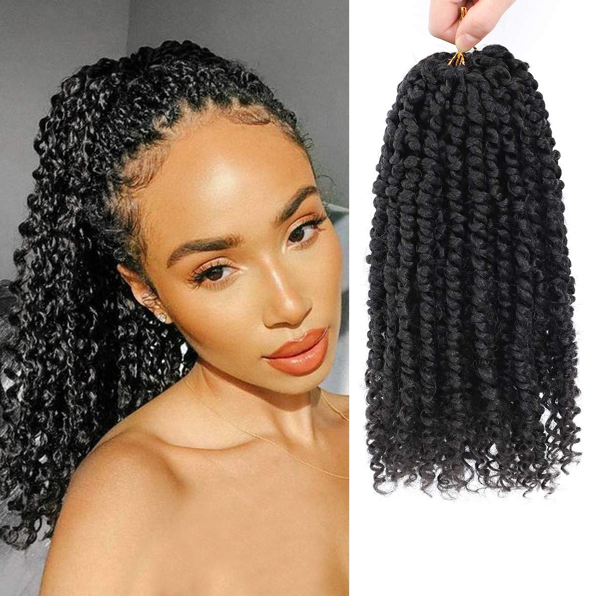 Passion Twist Hair - 14 Inch Crochet Hair Extensions for Women