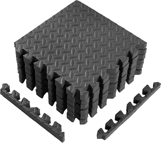 Thick Interlocking Foam Tiles for Play & Exercise - Arrowbash