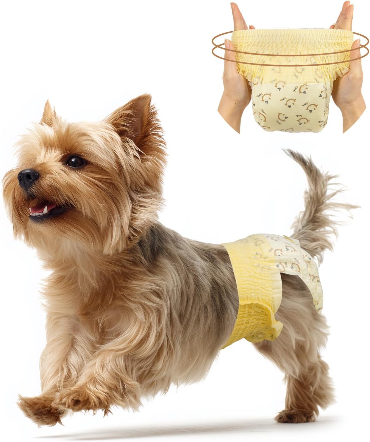 Dog Diapers Female Pull It Up Disposable for Playful Dogs