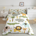 Feelyou Wild Animals Comforter Set for Kids Room Decor
