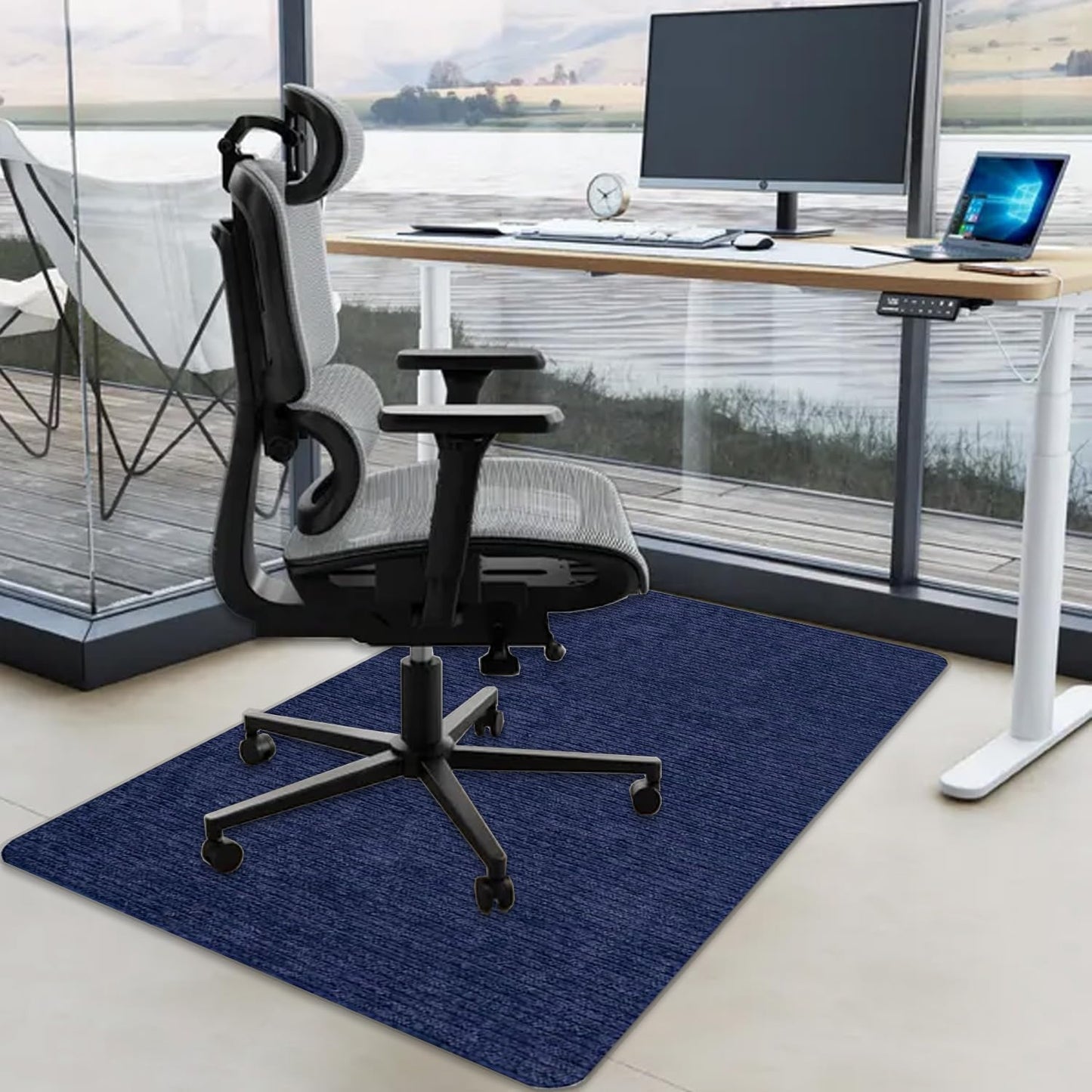 JAKARL Large Anti-Slip Office Chair Mat