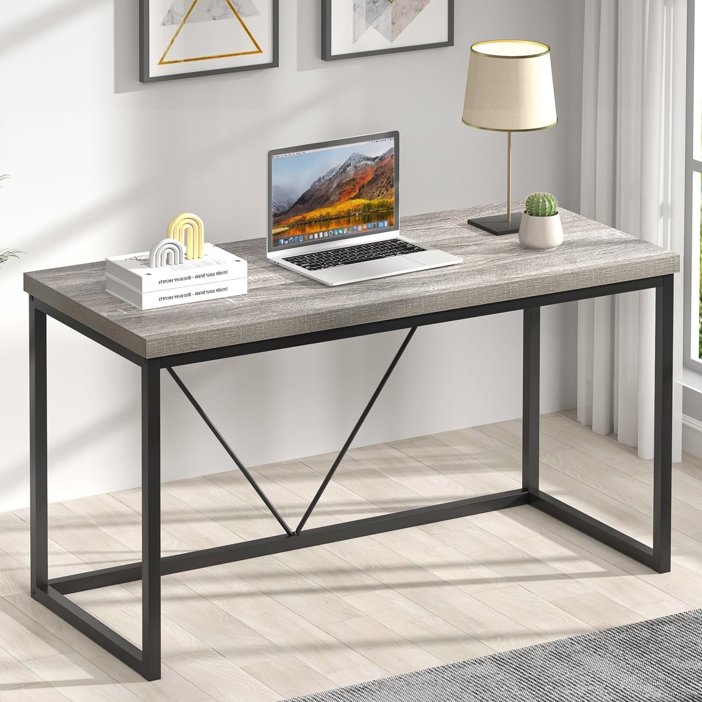 Industrial Vintage Home Office Desk by FOLUBAN
