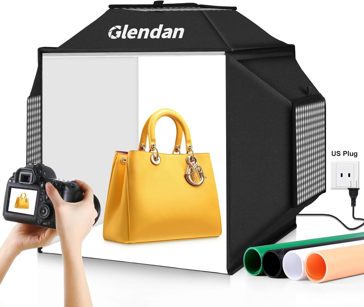 Glendan Portable Light Box Photography for Stunning Product Shots